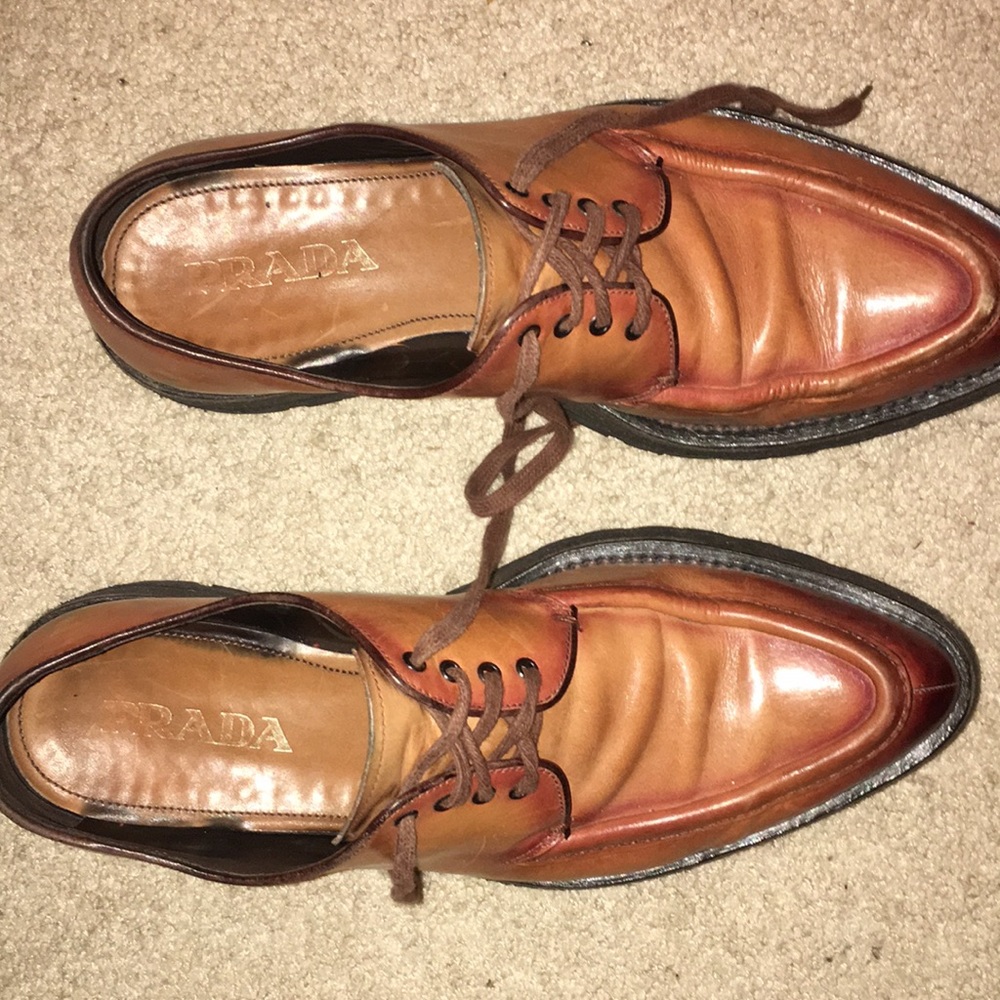 Men’s PRADA platform dress shoes